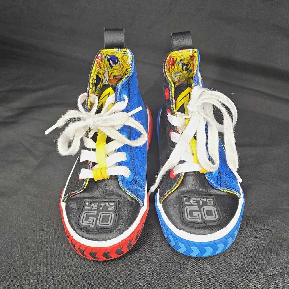 SEGA Sonic the Hedgehog Sonic & Shadow High Top Sneakers Kids Size 11